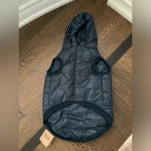 FOUND MY ANIMAL Dog Puffer Winter Jacket SZ XXL Navy Blue Made in USA BRAND NEW - Picture 12 of 16